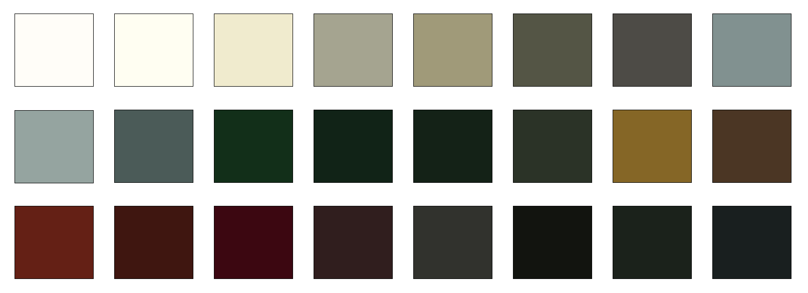 screen door colors