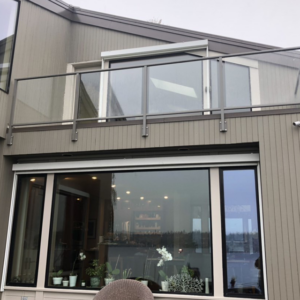 glass railing
