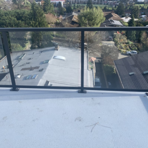 glass railing