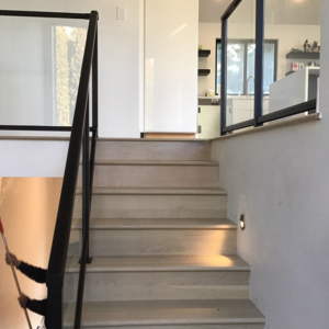 glass railing