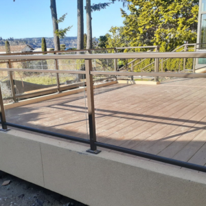 glass railing