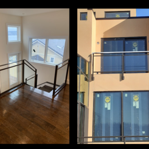 glass railing