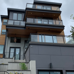 glass railing