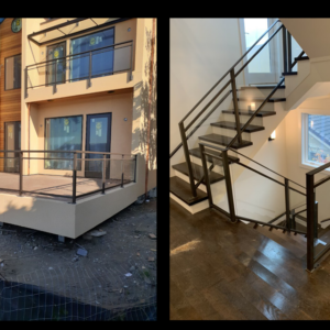 glass railing
