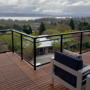glass railing