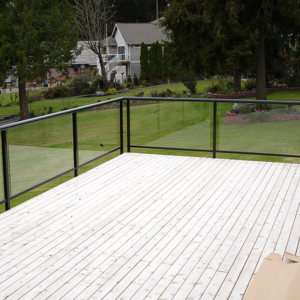 glass railing