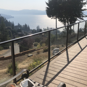 glass railing