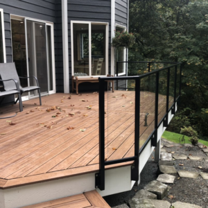glass railing