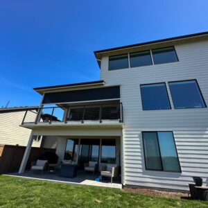 Motorized screen/outdoor solar shade in Bonney Lake
