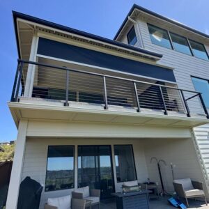 Motorized screen/outdoor solar shade in Bonney Lake