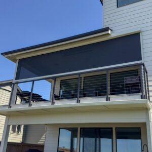 Motorized screen/outdoor solar shade in Bonney Lake