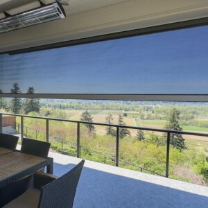 Motorized screen/outdoor solar shade in Bonney Lake