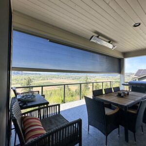 Motorized screen/outdoor solar shade in Bonney Lake