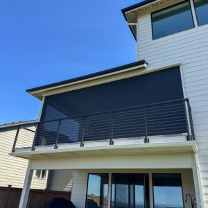 Motorized screen/outdoor solar shade in Bonney Lake