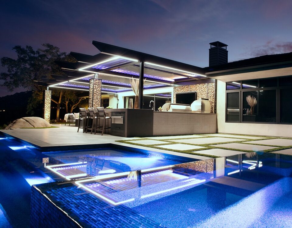 louvered pergola in bothell