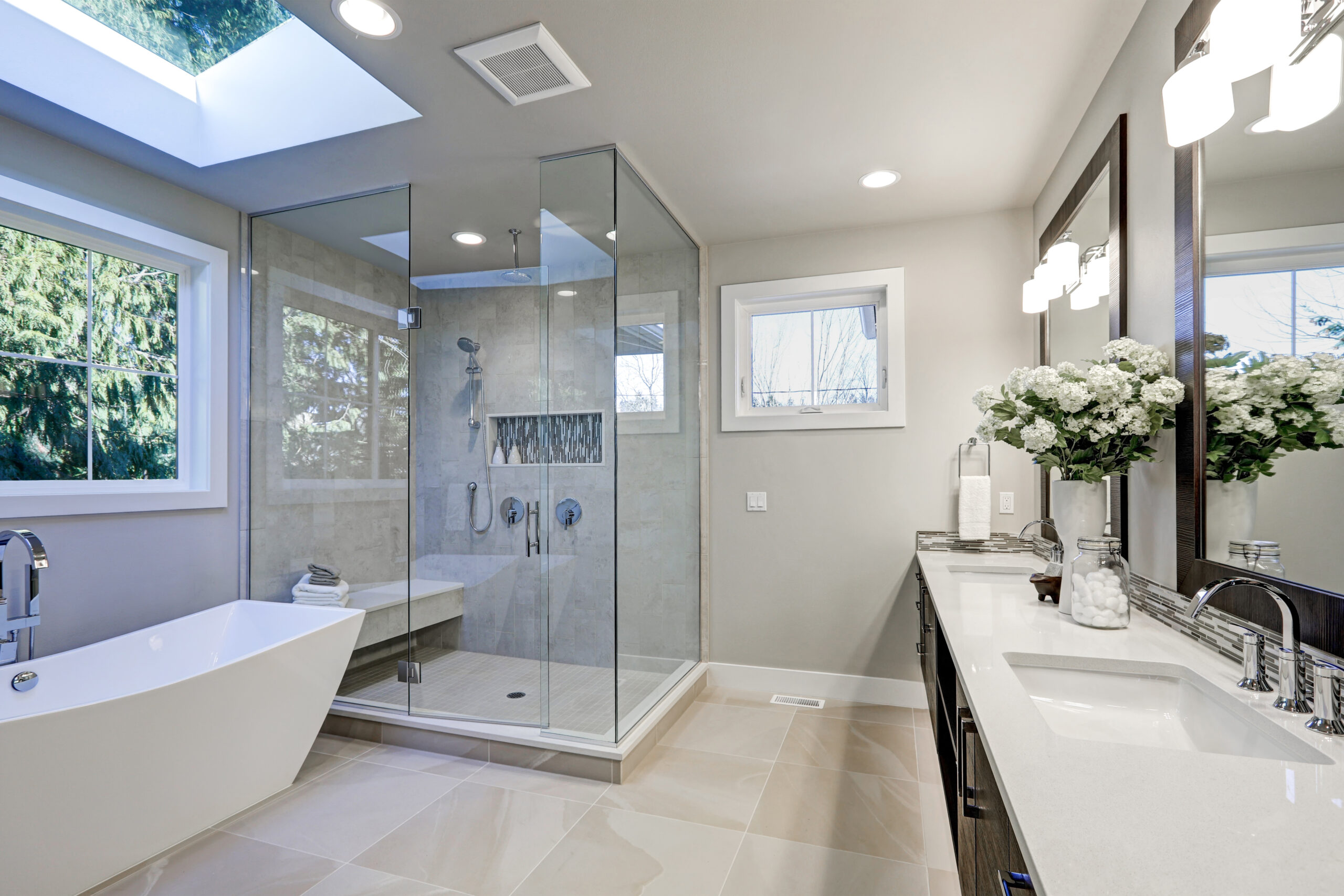glass shower door